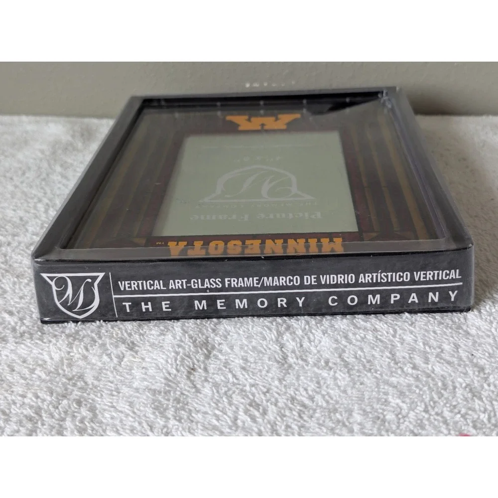 Minnesota College Art Glass Picture Frame Vertical University The Memory Company